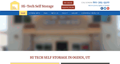 Desktop Screenshot of hitechselfstorage.com